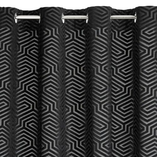 ZKIA-03D Jacquard fluwelen gordijn met ringen ZKIA-03