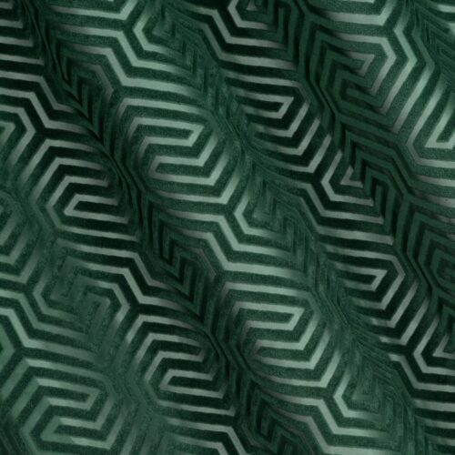 ZKIA-04b Jacquard fluwelen gordijn met ringen ZKIA-04
