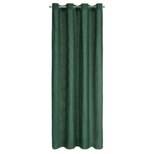 ZKIA-04c Jacquard fluwelen gordijn met ringen ZKIA-04