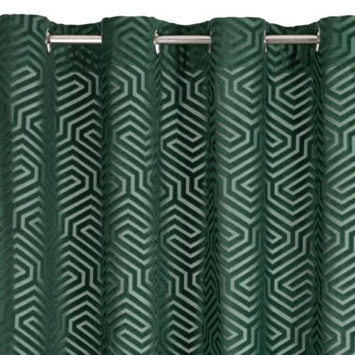 ZKIA-04d Jacquard fluwelen gordijn met ringen ZKIA-04