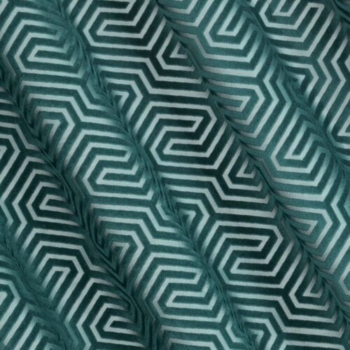 ZKIA-05b Jacquard fluwelen gordijn met ringen ZKIA-05