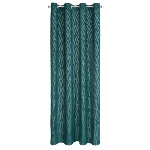 ZKIA-05c Jacquard fluwelen gordijn met ringen ZKIA-05