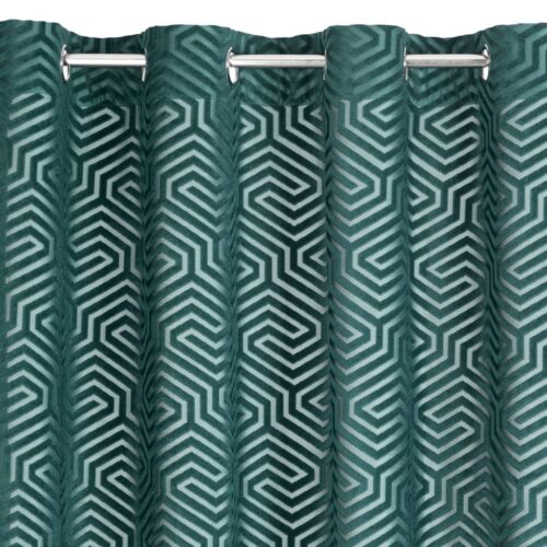 ZKIA-05d Jacquard fluwelen gordijn met ringen ZKIA-05