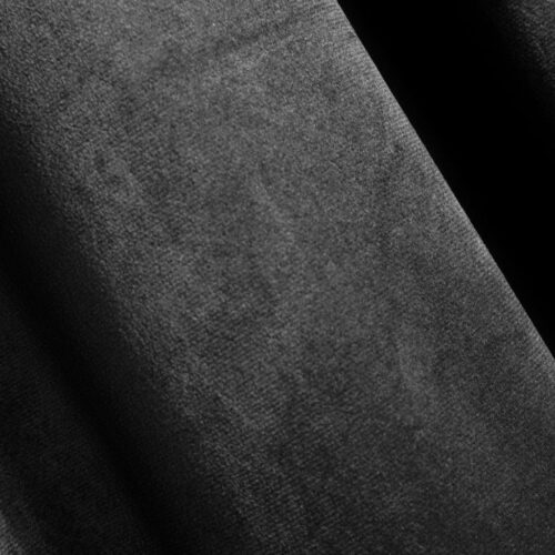 ZKIW-02c Velvet Ringgordijn - Zwart