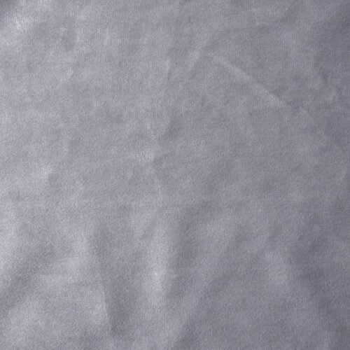 ZKIW-05c Velvet Ringgordijn - Lichtgrijs