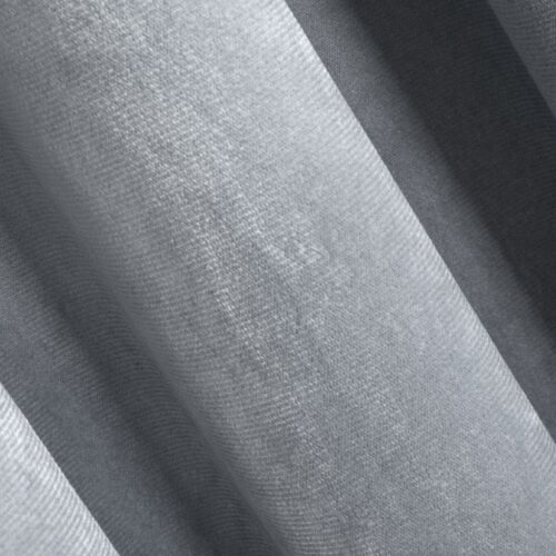 ZKIW-05d Velvet Ringgordijn - Lichtgrijs