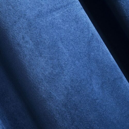 ZKIW-06d Velvet Ringgordijn - Royal Blue