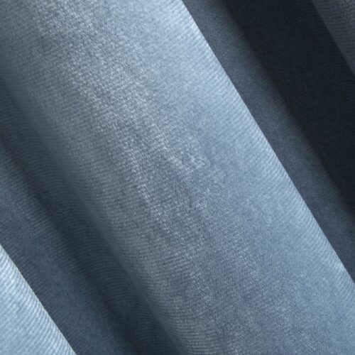 ZKIW-12a Velvet Ringgordijn - Lichtblauw