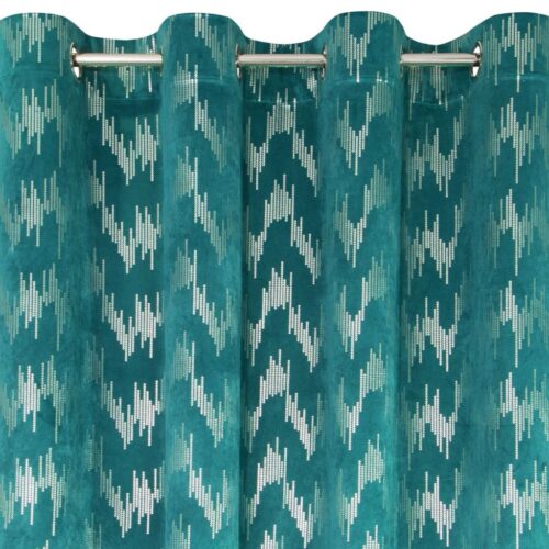 ZKLL-06d Velours gordijn met ringen ZKLL-06