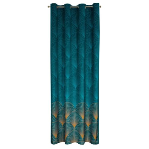 Velours gordijn met ringen ZKLO-01