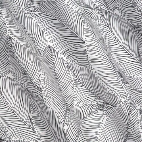 ZKLZ-01b Gordijn met plantenprint ZKLZ-01