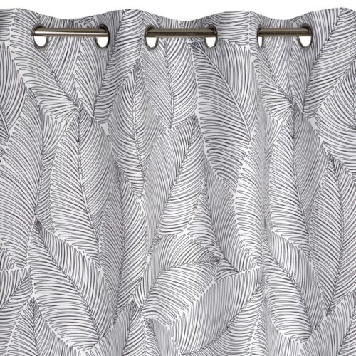 ZKLZ-01d Gordijn met plantenprint ZKLZ-01