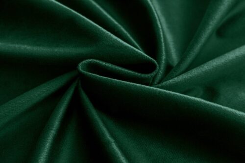 ZKMR-01C Flesgroen velours gordijn met ringen ZKMR-01
