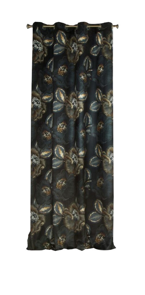 ZKND-01-ww Fluwelen gordijn met print ZKND-01