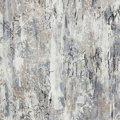 Velours gordijn met metallic print ZKNK-02