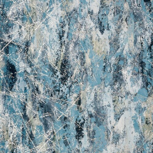 Velours gordijn met metallic print ZKNK-03