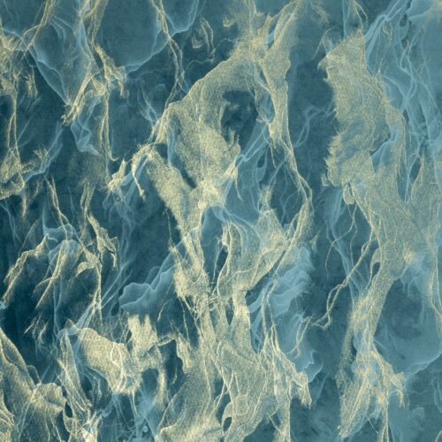 Velours gordijn met metallic print ZKNL-02