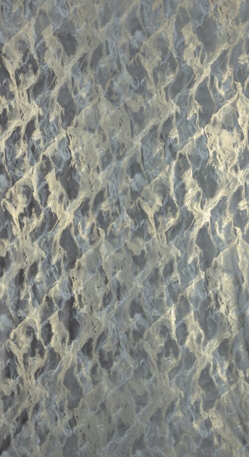 Velours gordijn met metallic print ZKNL-04