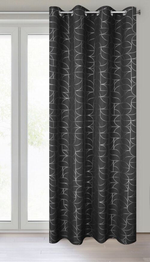 ZKNO-03 Gordijn met glanzende print ZKNO-03