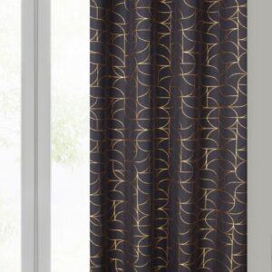 Gordijn met glanzende print ZKNO-04
