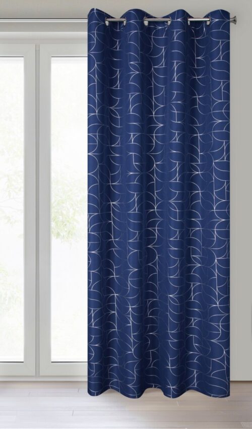 ZKNO-06 Gordijn met glanzende print ZKNO-06