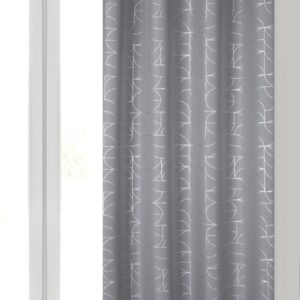Gordijn met glanzende print ZKNO-07