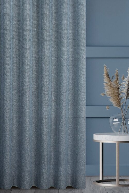 ZKNQ-01a Eco-stijl gordijn met gaasstructuur ZKNQ-01