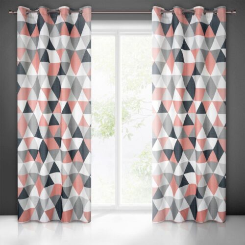 ZKPB-01 Gordijn met geometrische print ZKPB-01