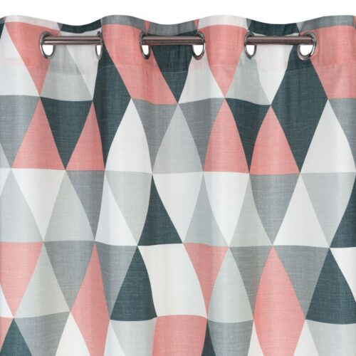 ZKPB-01d Gordijn met geometrische print ZKPB-01