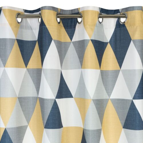 Gordijn met geometrische print ZKPB-02