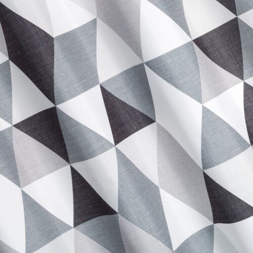 Gordijn met geometrische print ZKPB-03