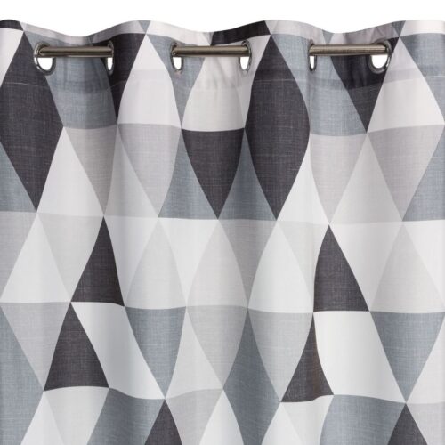 Gordijn met geometrische print ZKPB-03