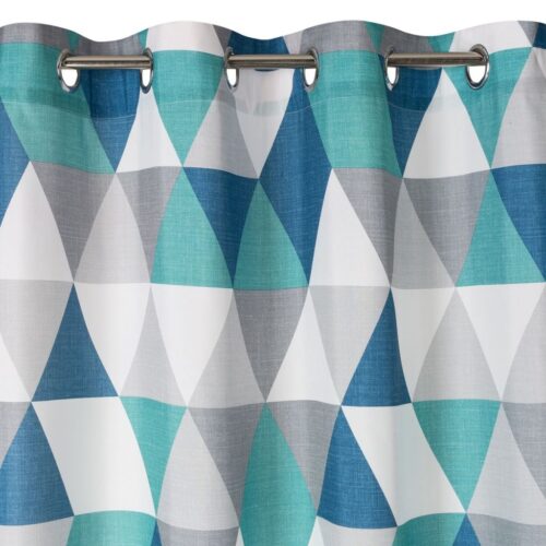 Gordijn met geometrische print ZKPB-04