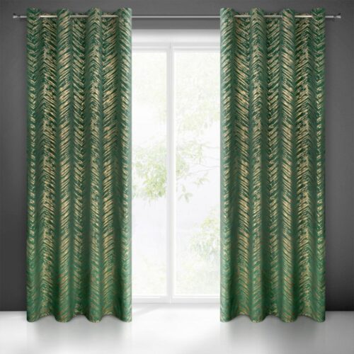 ZKPD-04a Fluwelen gordijn met glanzende print ZKPD-04