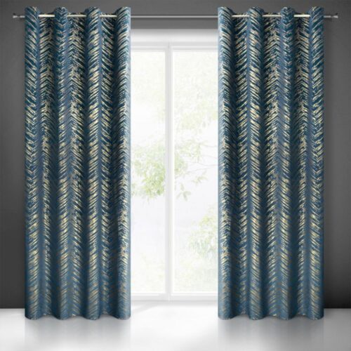 ZKPD-06a Fluwelen gordijn met glanzende print ZKPD-06