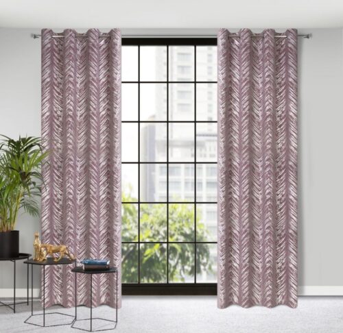 ZKPD-07 Fluwelen gordijn met glanzende print ZKPD-07