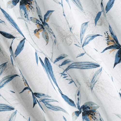 Gordijn in-between van etamine met plantenprint ZKPG-02
