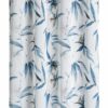 Gordijn in-between van etamine met plantenprint ZKPG-02