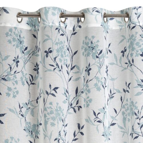 ZKPH-02d Gordijn in-between met plantenprint ZKPH-02