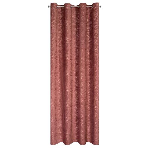 Fluwelen gordijn met uitgesneden plantenmotief ZKPI-04