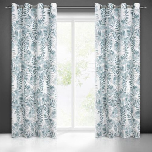 ZKPL-02A Jacquard gordijn met plantenmotief ZKPL-02