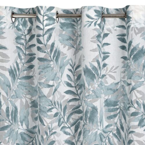 ZKPL-02D Jacquard gordijn met plantenmotief ZKPL-02