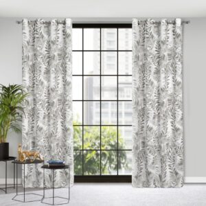 Jacquard gordijn met plantenmotief ZKPL-03