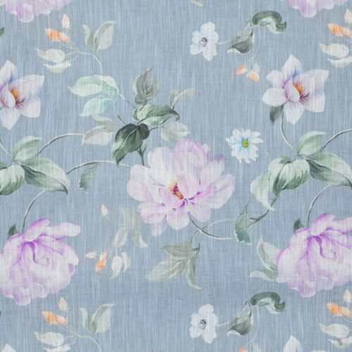 ZKPO-01B Etamine gordijn met print ZKPO-01