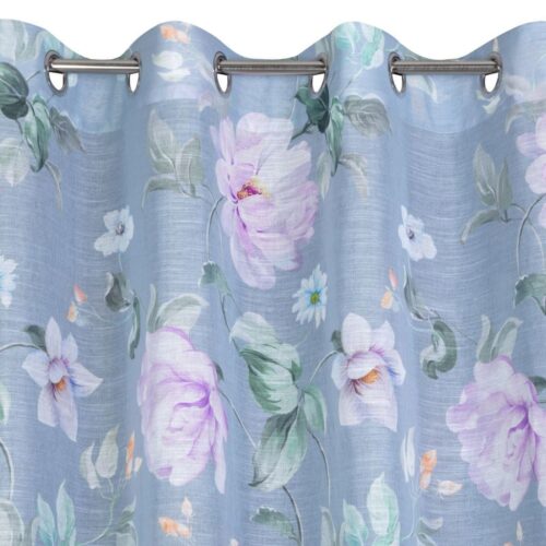 ZKPO-01E Etamine gordijn met print ZKPO-01