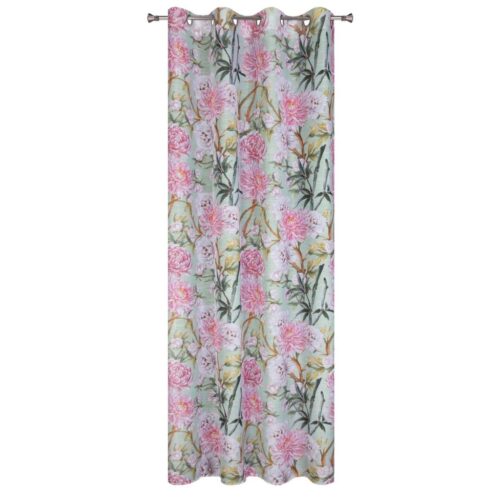 ZKPO-02D Etamine gordijn met print ZKPO-02