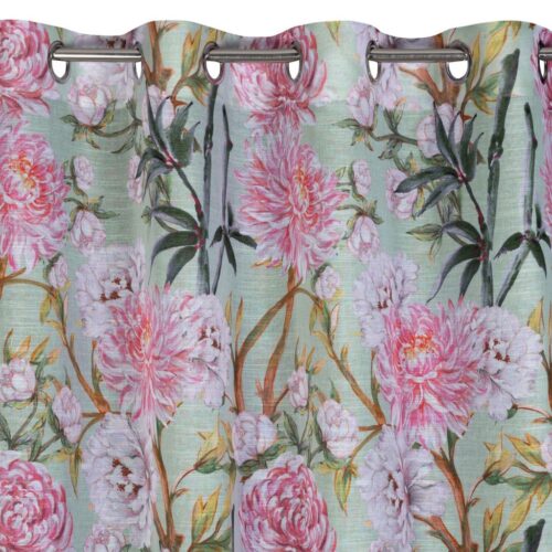 ZKPO-02E Etamine gordijn met print ZKPO-02