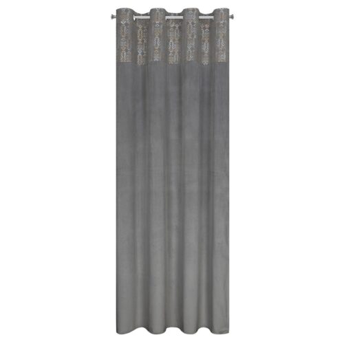 Fluwelen gordijn met print ZKPQ-04