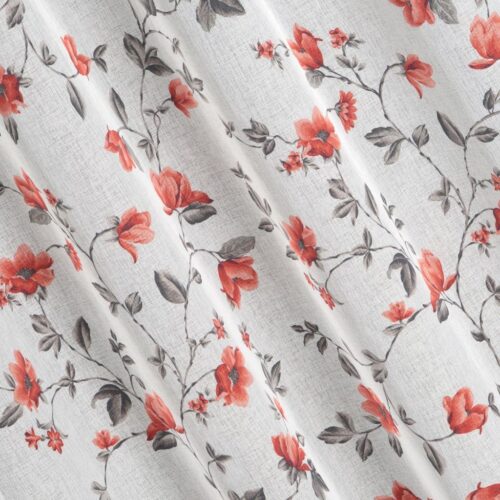 ZKPS-01B Gordijn met bloemenprint ZKPS-01