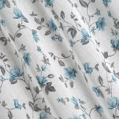 ZKPS-02B Gordijn met bloemenprint ZKPS-02